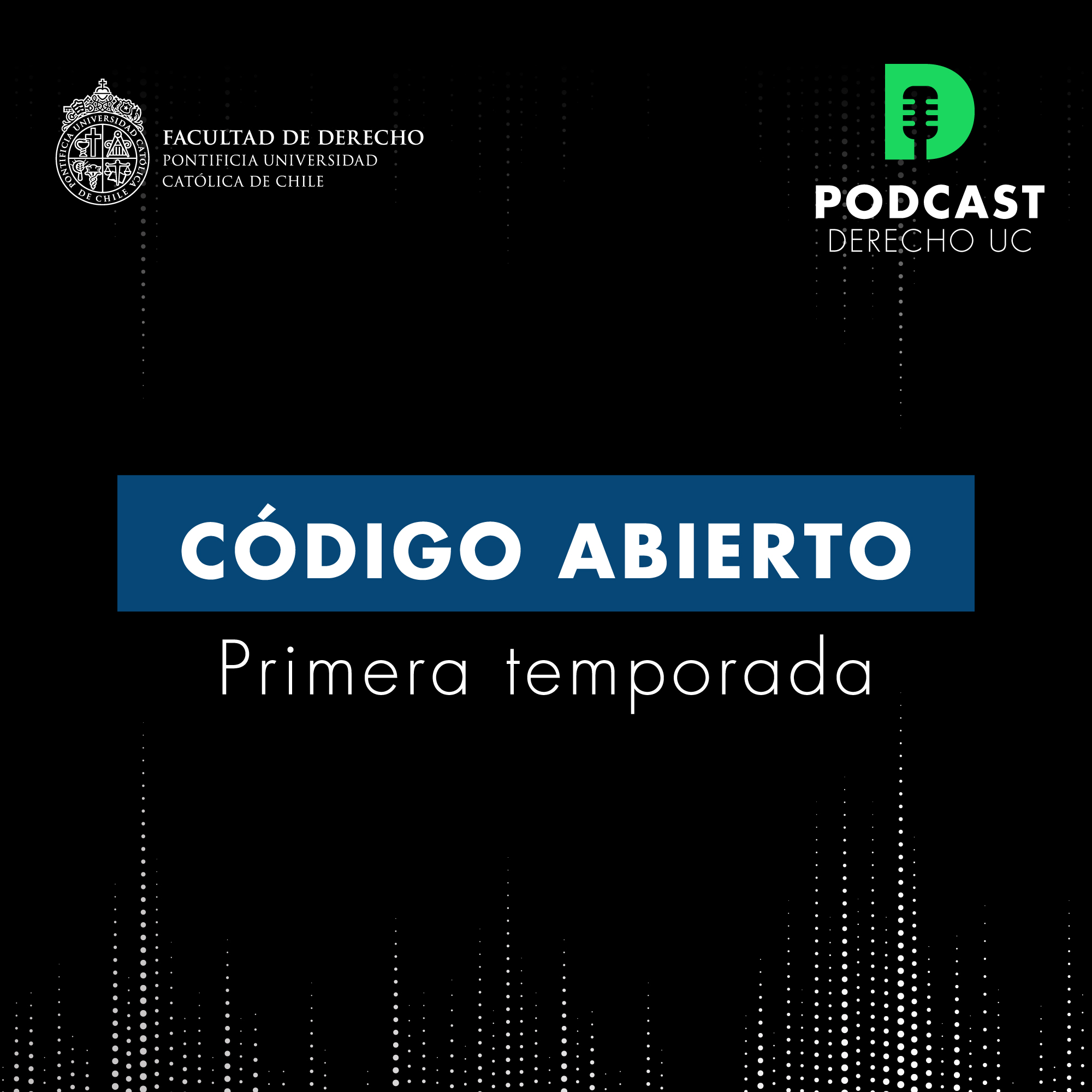PORTADA_Podcast Derecho UC_Logo Código Abierto
